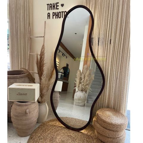 80x180cm Gương soi hạt đậu khung gỗ AAArealhome HD G Gương soi tân cổ điển Indochine
