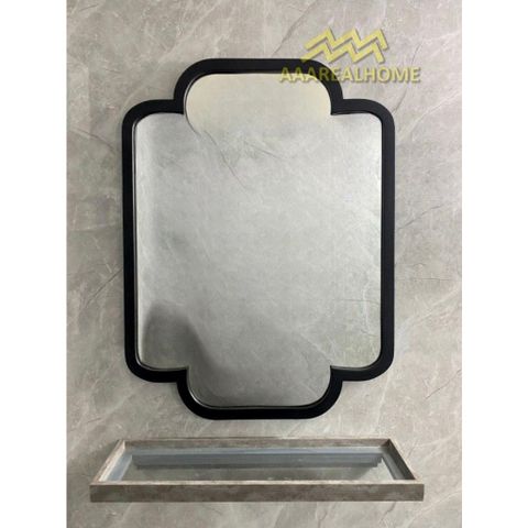 60x80cm Gương soi khung gỗ tân cổ điển AAArealhome CD Gương soi tân cổ điển Indochine Gương trang điểm Gương nhà tắm