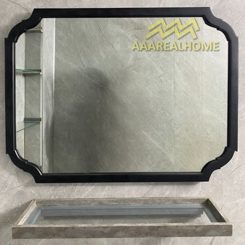 60x80cm Gương soi khung gỗ AAArealhome CD1 Gương soi tân cổ điển Indochine Gương trang điểm Gương nhà tắm