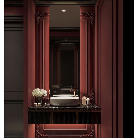 70x183cm Gương soi toàn thân đèn led AAArealhome BGL1 Gương toàn thân bo góc đèn led cảm ứng