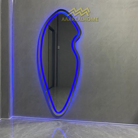 90x180cm Gương soi viên đá AAArealhome VDD2 Gương viên đá Gương soi treo tường Gương soi toàn thân đèn led cảm ứng
