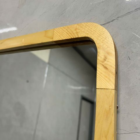 60x90cm Gương soi khung gỗ AAArealhome BKG nhạt