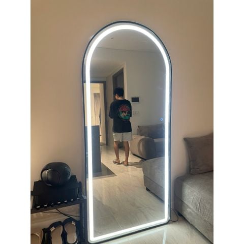 70x180cm Gương soi mái vòm khung nhôm AAArealhome V1NPC