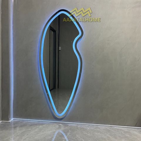 90x180cm Gương soi viên đá AAArealhome VDD2 Gương viên đá Gương soi treo tường Gương soi toàn thân đèn led cảm ứng