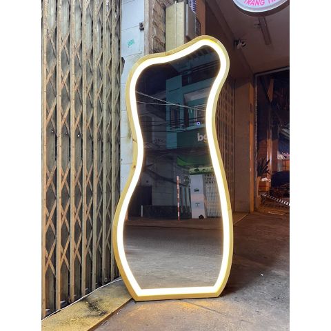 80x180cm Gương soi hồ lô khung gỗ AAArealhome HLGT