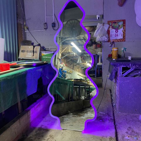 80x180cm Gương soi cây thông noel đèn led AAArealhome NOEL Gương noel Gương giáng sinh