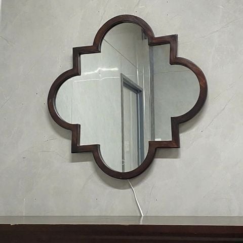 70x70cm Gương soi khung gỗ AAArealhome B1 G Gương soi tân cổ điển Indochine