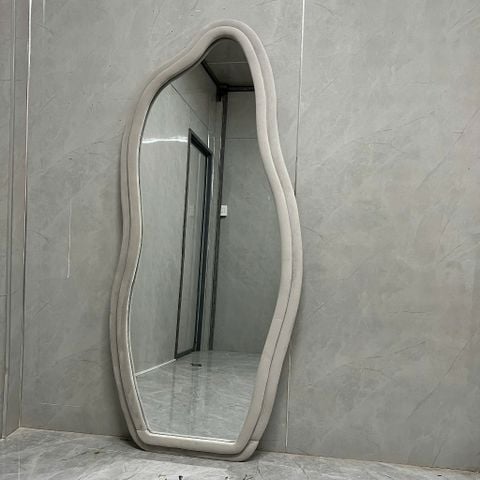 80x180cm Gương hạt đậu bọc nhung AAArealhome HD1 2S