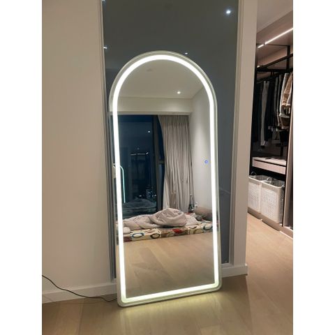 70x180cm Gương soi mái vòm khung nhôm AAArealhome V1NPC