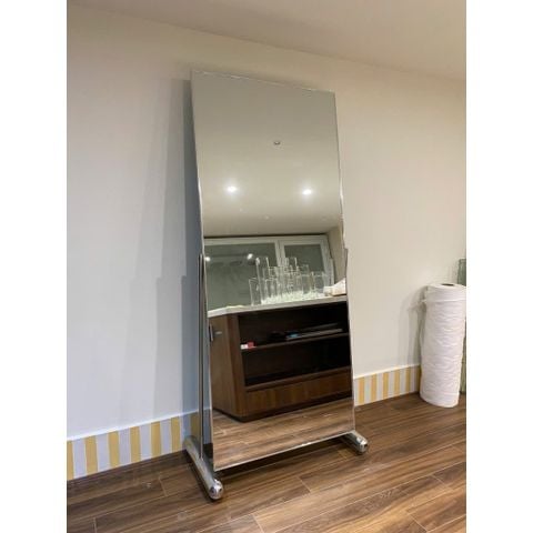 90x190cm Gương soi toàn thân Inox AAArealhome SM + Chân Inox Gương soi toàn thân Inox