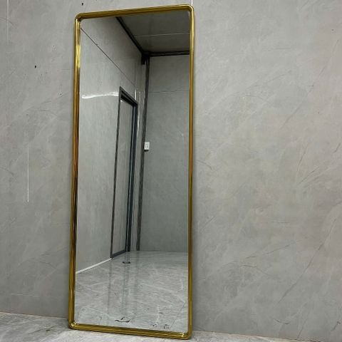 70x180cm Gương soi toàn thân inox AAArealhome BK inox mạ PVD vàng