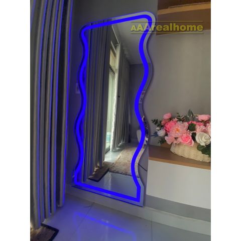 Đi tỉnh 70x170cm Gương soi sóng biển AAArealhome SB3 Gương sóng biển Gương soi lượn sóng Gương toàn thân