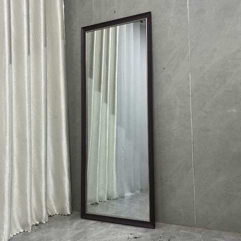 80x180cm Gương soi toàn thân cổ điển AAArealhome VG 5F nâu Gương toàn thân Gương soi toàn thân