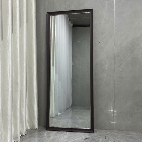 80x180cm Gương soi toàn thân cổ điển AAArealhome VG 5F nâu Gương toàn thân Gương soi toàn thân
