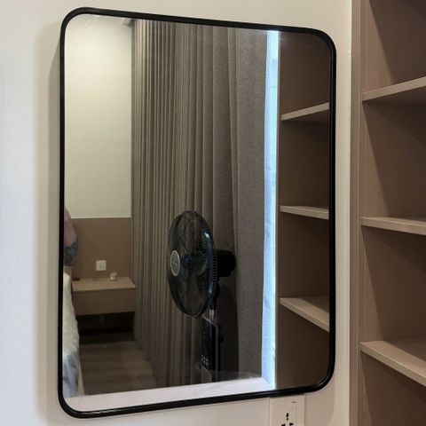 60x80cm Gương soi nhà tắm AAArealhome BKN Gương soi khung viền nhôm Gương trang điểm Gương nhà tắm