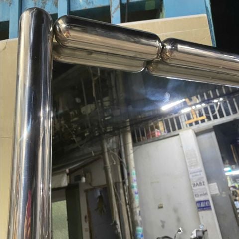 70x180cm Gương soi toàn thân inox AAArealhome VG trụ Inox