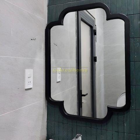 60x80cm Gương soi khung gỗ tân cổ điển AAArealhome CD Gương soi tân cổ điển Indochine Gương trang điểm Gương nhà tắm