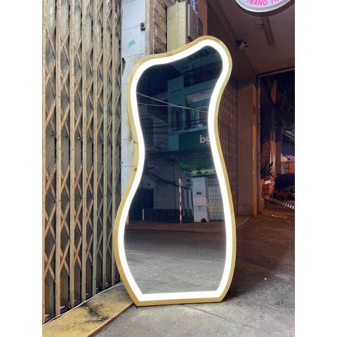 80x180cm Gương soi hồ lô khung gỗ AAArealhome HLGT