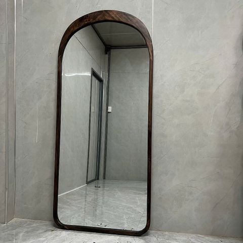 80x180cm Gương soi mái vòm khung gỗ AAArealhome V15 G Gương soi tân cổ điển Indochine