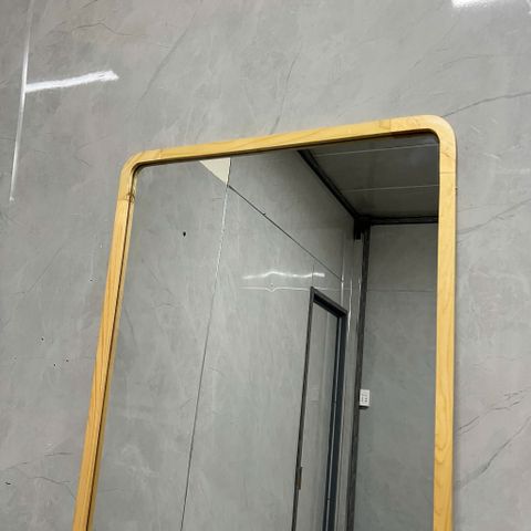 60x90cm Gương soi khung gỗ AAArealhome BKG nhạt