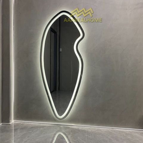90x180cm Gương soi viên đá AAArealhome VDD2 Gương viên đá Gương soi treo tường Gương soi toàn thân đèn led cảm ứng