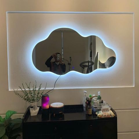 120x60cm Gương soi đám mây AAArealhome DMN LH Gương soi trang điểm Gương soi nhà tắm