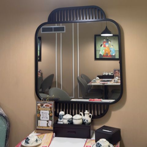 80x100cm Gương soi khung gỗ tân cổ điển AAArealhome CD4 Gương soi tân cổ điển Indochine