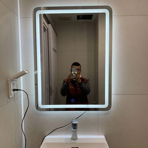 60x80cm Gương soi đèn led AAArealhome BG PC Gương trang điểm Gương nhà tắm