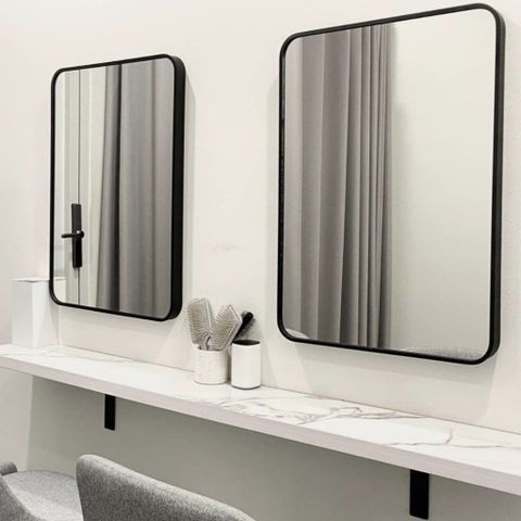 60x80cm Gương soi nhà tắm AAArealhome BKN Gương soi khung viền nhôm Gương trang điểm Gương nhà tắm