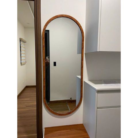 70x168cm Gương soi oval AAArealhome CÓ CHÂN OV Gương soi treo tường Gương soi toàn thân