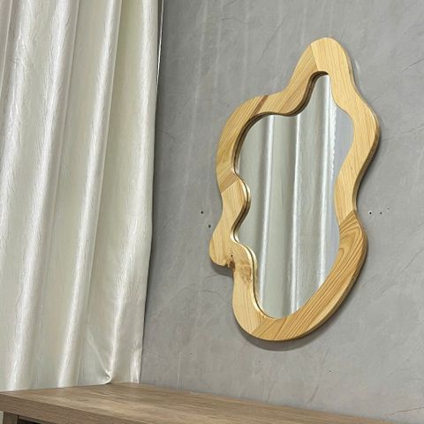 60x90cm Gương soi khung gỗ AAArealhome CD4 N Gương soi tân cổ điển Indochine