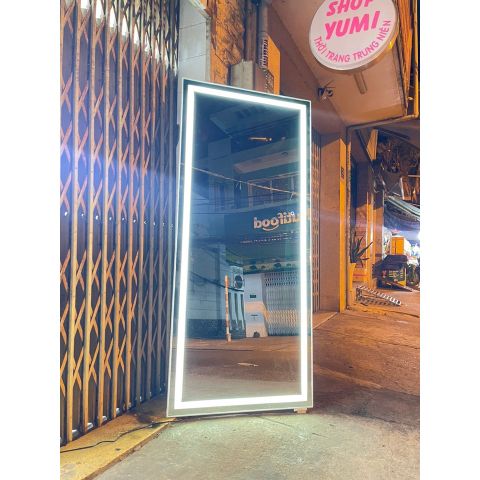 90x183cm Gương soi toàn thân đèn led AAArealhome SML Gương toàn thân viền siêu mỏng 5mm