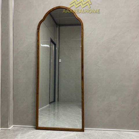 70x180cm Gương soi mái vòm khung gỗ AAArealhome V12