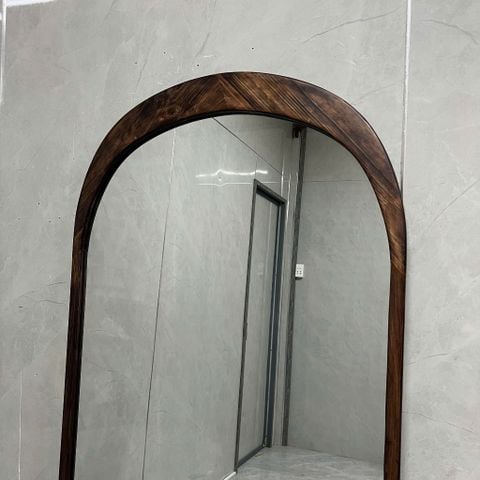 80x180cm Gương soi mái vòm khung gỗ AAArealhome V15 G Gương soi tân cổ điển Indochine