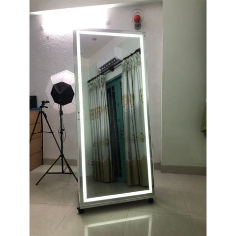 90x183cm Gương soi toàn thân đèn led AAArealhome SML Gương toàn thân viền siêu mỏng 5mm