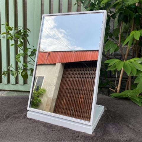 20x30cm Gương để bàn trang điểm AAArealhome SM1 Gương trang điểm để bàn Gương soi để bàn