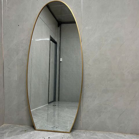70x180cm Gương soi quả trứng khung nhôm AAArealhome QT N