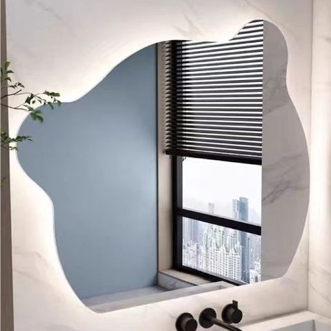 100x80cm Gương soi đầu gấu AAArealhome DG Gương trang điểm Gương nhà tắm