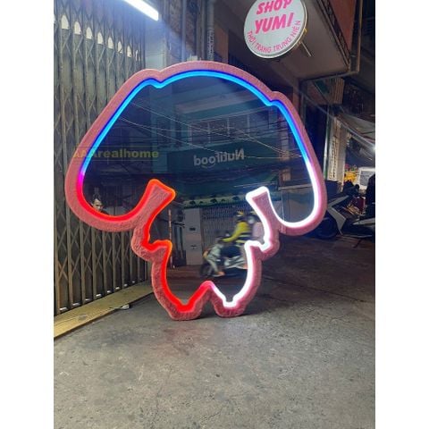 200x190cm Gương Baby Three bọc nhung AAArealhome BBT Baby Three Mirror