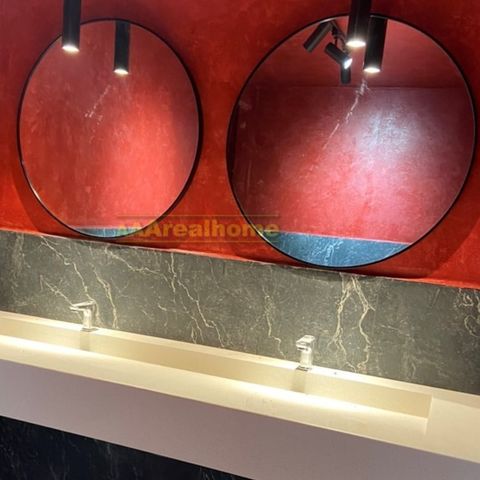 100x100cm Gương tròn khung nhôm AAArealhome TN Gương trang điểm Gương nhà tắm