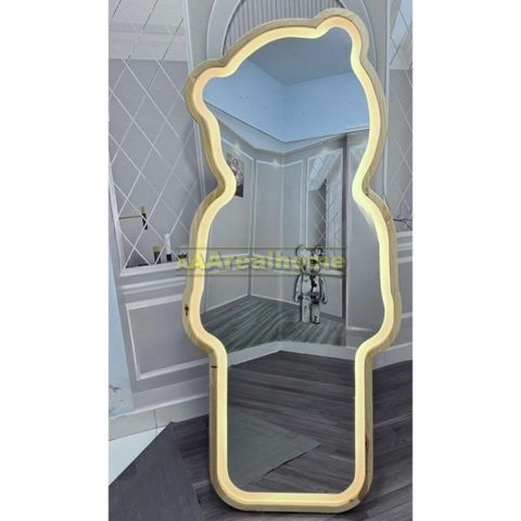 80x180cm Gương soi chú gấu khung gỗ AAArealhome GGT