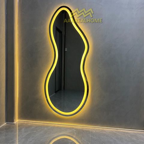 90x180cm Gương soi hồ lô AAArealhome HL1 Gương hồ lô Gương soi treo tường Gương soi toàn thân đèn led cảm ứng
