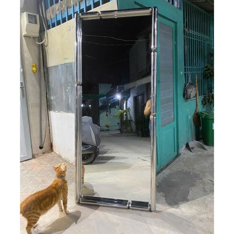70x180cm Gương soi toàn thân inox AAArealhome VG trụ Inox