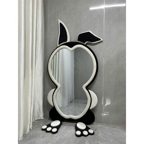 100x200cm Gương soi toàn thân AAArealhome Thỏ bọc nhung