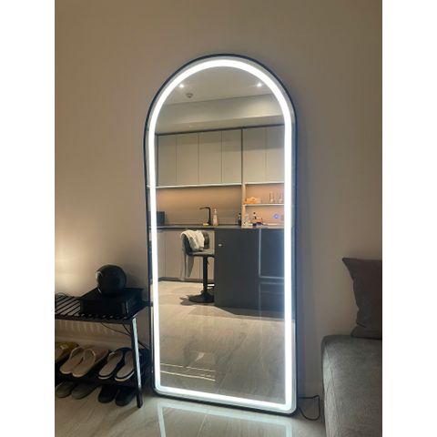 70x180cm Gương soi mái vòm khung nhôm AAArealhome V1NPC