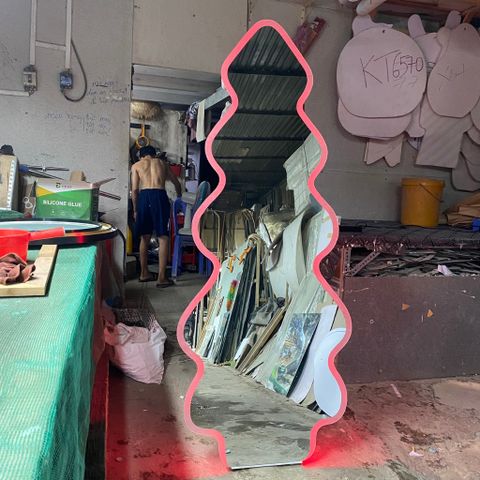 80x180cm Gương soi cây thông noel đèn led AAArealhome NOEL Gương noel Gương giáng sinh