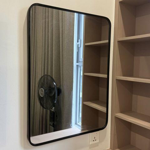60x80cm Gương soi nhà tắm AAArealhome BKN Gương soi khung viền nhôm Gương trang điểm Gương nhà tắm