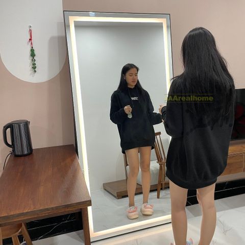 100x183cm Gương soi toàn thân đèn led AAArealhome SM PC