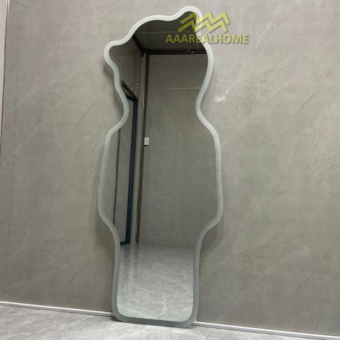 Đi tỉnh Gương soi chú gấu đèn led AAArealhome G Gương soi toàn thân đèn led cảm ứng BearBrick Mirror