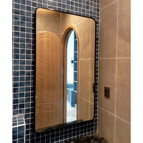 60x80cm Gương soi nhà tắm AAArealhome BKN Gương soi khung viền nhôm Gương trang điểm Gương nhà tắm